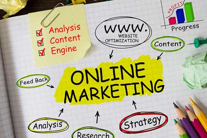 SEO and Online Marketing ideas board for top results