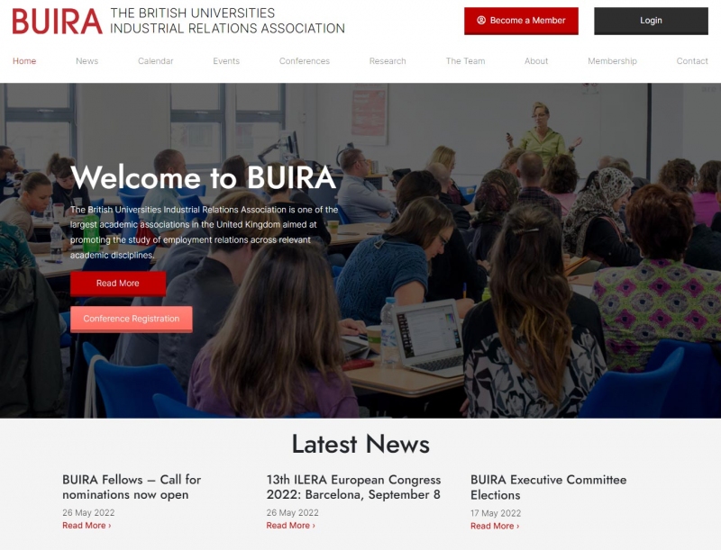 The home page of the BUIRA WooCommerce website