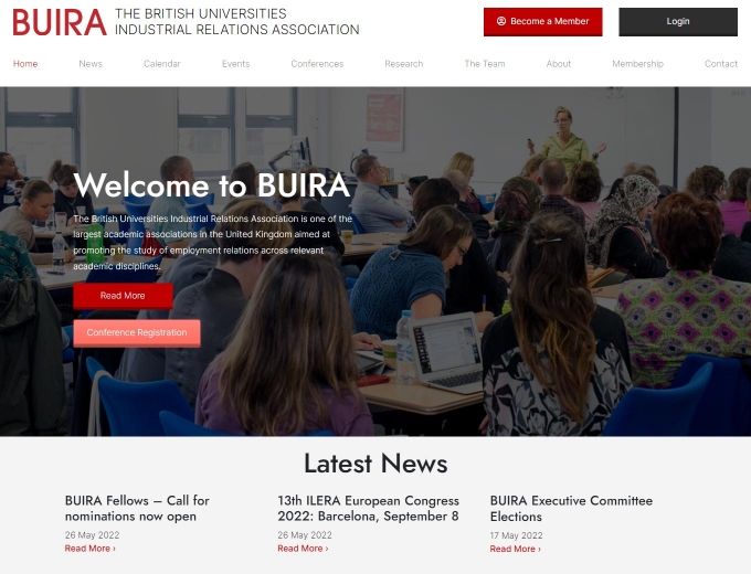 The BUIRA WooCommerce website home page